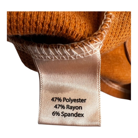 Go Couture Oversize V Neck Sweater orange - Picture 12 of 14